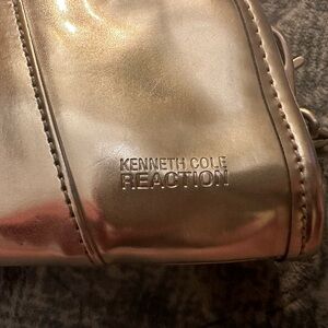 Kenneth Cole Reaction Silver Clutch with Strap